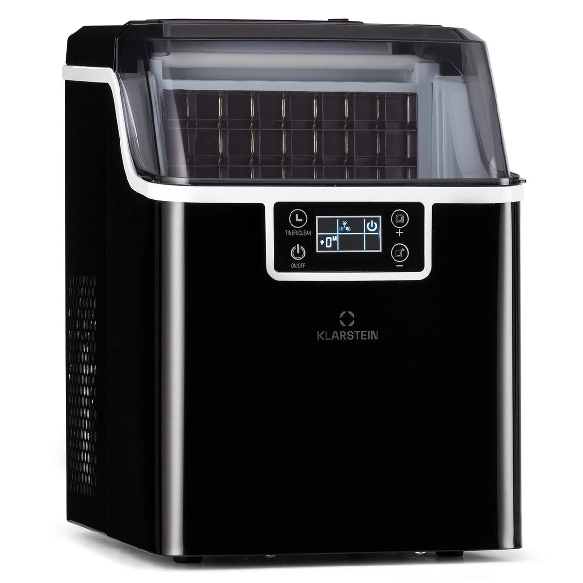 Klarstein Chios machine à glaçons 20 kg par jour - Capacité 3,2 L - Machine à glace autonettoyante pour maison