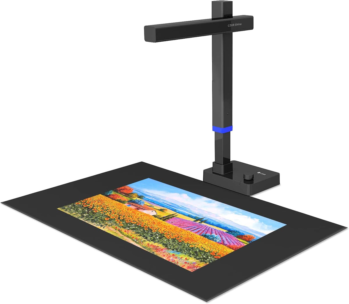 CZUR Shine Ultra Pro scanner livres 24 MP - documents jusqu à A3 capteur CMOS - résolution 5696 x 4272 USB - OCR multilingue visualiseur portable pour bureau et maison