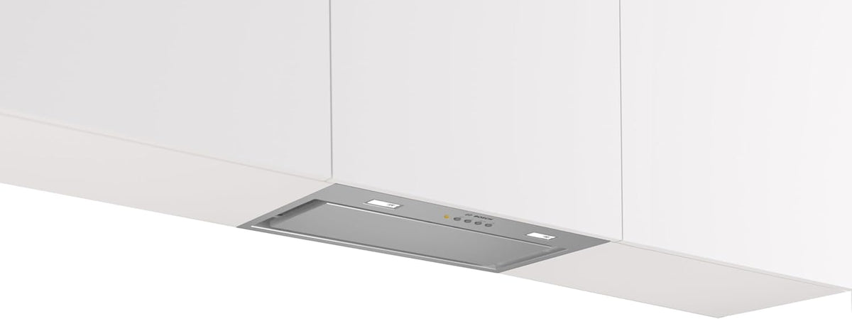 Bosch DLN56AC50 groupe filtrant Série 6 - largeur 52 cm débit 645 m3 h - aluminium argent métallisé - éclairage LED montage intégré niveau sonore 66 dB