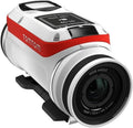 TomTom Bandit 1LB0.001.00 caméra action 4K - Capteur CMOS avec boîtier blanc - Enregistrement vidéo MP4 et audio AAC - Bluetooth stockage Micro SD pour sport et aventures