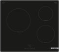 Bosch PUC611BB5E Série 4 Plaque induction 4600 W - 3 foyers sur vitrocéramique noire 60 cm - Fonction Sprint pour chauffe rapide - Format encastrable 59,2 cm
