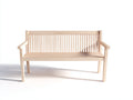 Banc de jardin - bois - 162x58x84 cm - bois clair - minimaliste