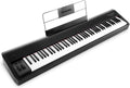 M Audio Hammer 88 Clavier maître MIDI USB noir - 88 touches lestées sensibles au toucher - Entrée pédale et sortie MIDI - Suite logicielle studio et abonnement Skoove inclus