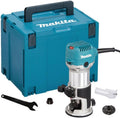 Makita RT0702CJ - Affleureuse défonceuse 710 W jusqu'à 34000 tr min - Pinces 6 et 8 mm base plongeante - Coffret Makpac pour fraisage et finition du bois