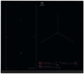 Electrolux EIS67356 plaque induction 59 cm noire - Table de cuisson 3 foyers vitrocéramique avec commande tactile