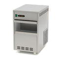 PESAGE MB IR MGP 30 Machine à glace pilée en paillettes - Production 30 kg par 24 h - Stockage 10 kg en acier inoxydable - Refroidissement à air avec réfrigérant R290