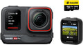 Insta360 Ace Pro Kit GPS caméra action 4K - Capteur 1 et 1,3 pouce conçu avec Leica - Vidéo 4K 120 FPS et réduction bruit IA - Écran rabattable 2,4 pouces WiFi