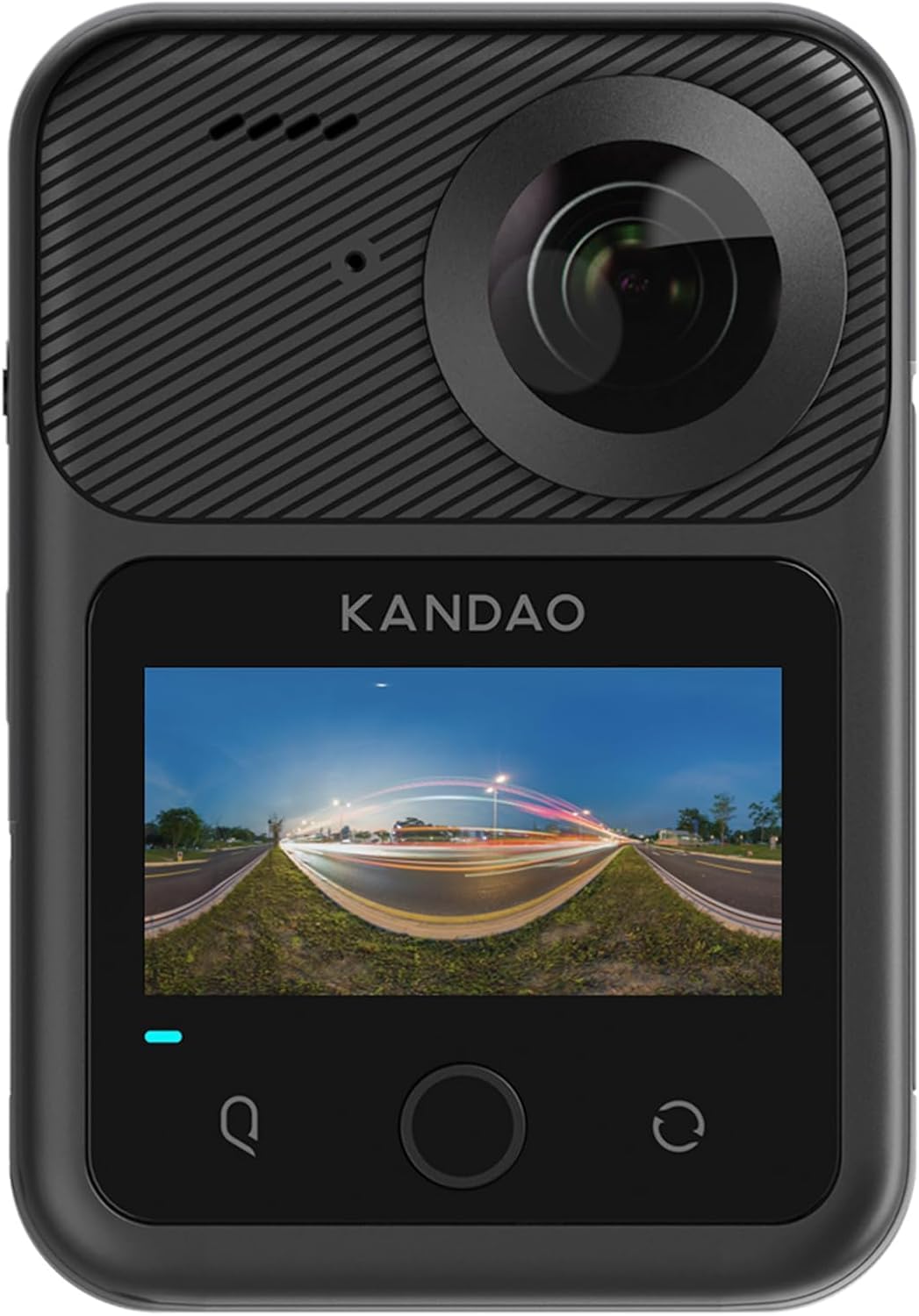 Kandao QooCam 3 Ultra caméra 360 degrés 8K - Capteur CMOS et ouverture f1,6 - Écran 2,2 pouces pour vidéo immersive - Stockage interne connexion USB et enregistrement MP4