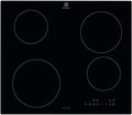 Electrolux Série 300 EIB60424CK - Plaque induction encastrable 4 feux 60 cm - Commandes SliderTouch et verrou sécurité - Vitrocéramique noire 590 x 520 mm
