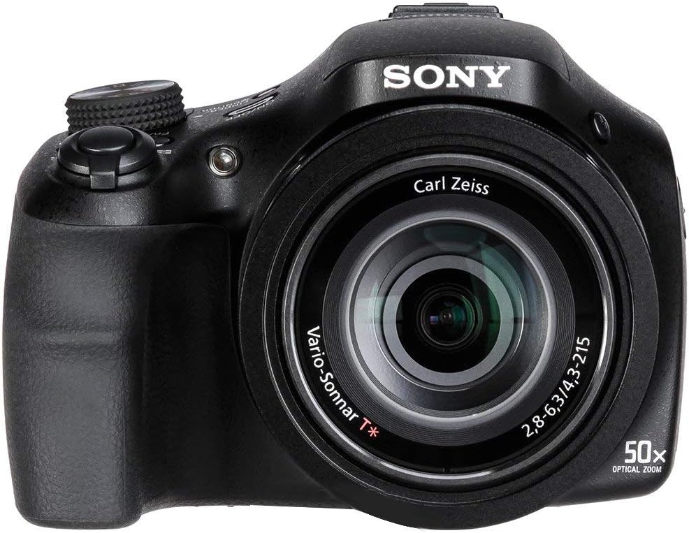 Sony DSC HX400V appareil photo bridge 20,4 MP - Zoom optique 50x avec stabilisation optique - GPS intégré capteur CMOS - Fichiers JPEG MP4 pour photo voyage et vidéo