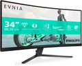Philips Evnia 34M2C3500L écran gaming incurvé 34 pouces - WQHD 3440 x 1440 format 21:9 - 180 Hz réponse rapide HDR10 - FreeSync Premium 2 HDMI DisplayPort 1.4