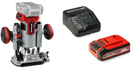 Einhell Professional TP-RO Set 18 Li BL - Défonceuse affleureuse sans fil 18 V - Moteur sans charbon réglage fin profondeur - Batterie 4 Ah et chargeur inclus