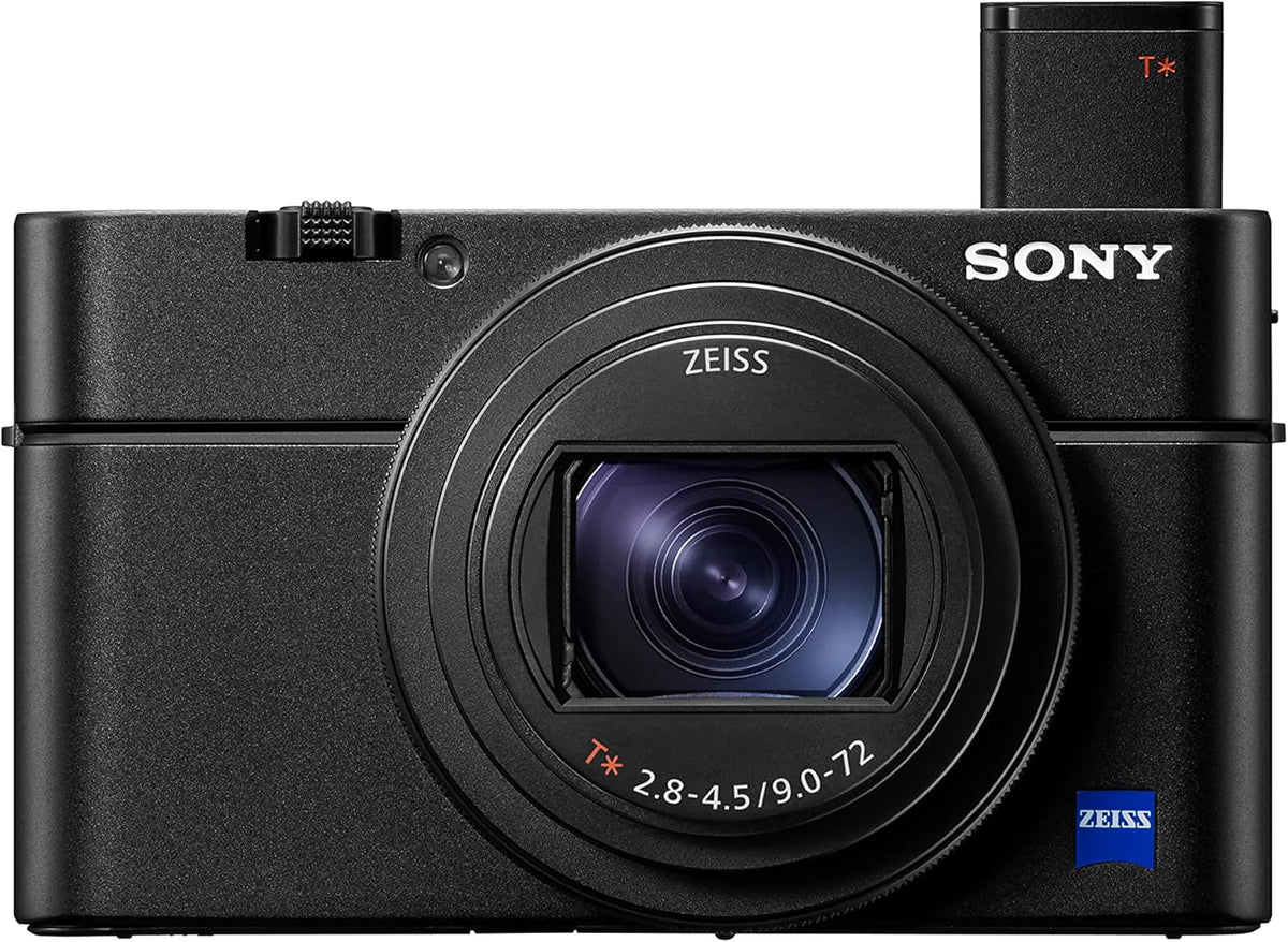 Sony RX100 VII Appareil photo compact premium - Capteur 1 pouce et vidéo 4K - Zoom ZEISS 24 200 mm avec autofocus yeux humain animal - Écran inclinable pour voyage vlog action