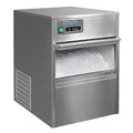 Polar machine à glaçons sous comptoir - production 20 kg en 24 h raccordement eau - capacité 20 kg puissance 200 W - dimensions 47,7 x 38 x 59 cm pour bar restaurant