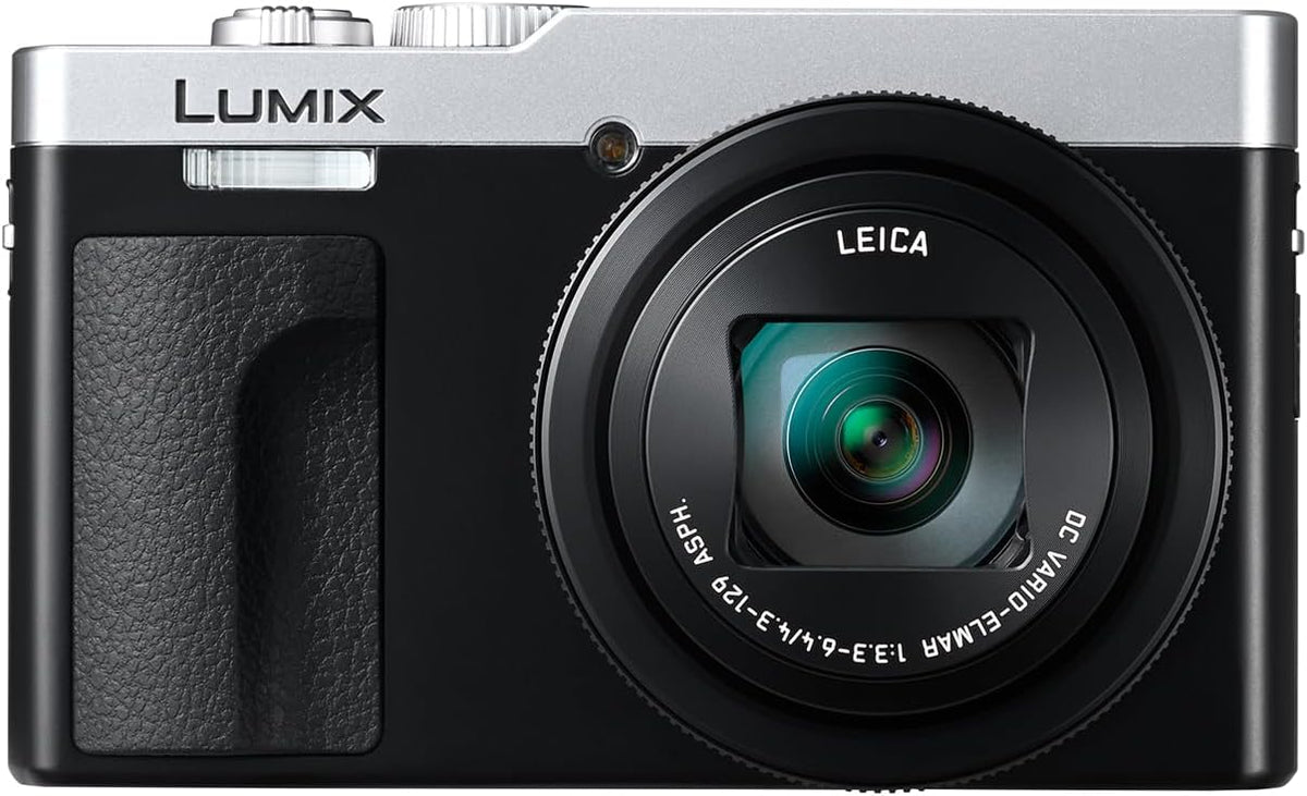 Panasonic Lumix TZ99 - Appareil photo compact 20,3 MP zoom Leica 30x - Vidéo 4K écran tactile inclinable stabilisation optique - Wi-Fi Bluetooth mode selfie argent