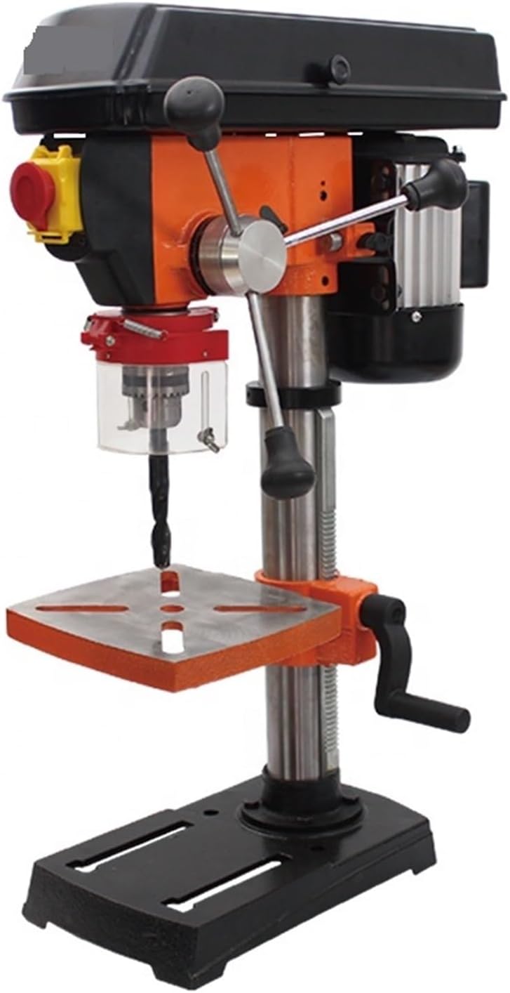 MERHOVO DP25016B perceuse à colonne 550 W - 12 vitesses pour travaux de perçage - Table de travail biseautée - Perceuse stationnaire pour atelier