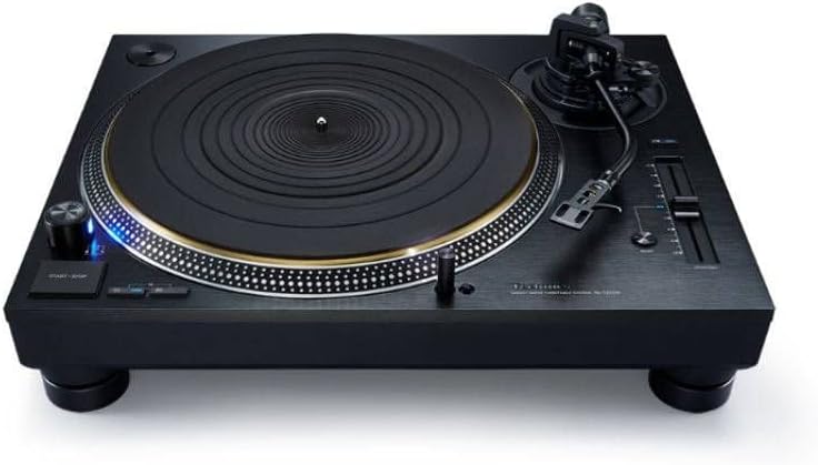 Technics SL 1210G platine vinyle - entraînement direct finition noire - vitesse jusqu à 78 tours par minute - contrôle anti patinage réglable châssis aluminium