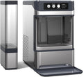 PweKzxt machine à glaçons mâchables - production rapide en 5 à 10 min - capacité quotidienne 17 kg réservoir 3 L - arrêt automatique infrarouge pour maison et boissons