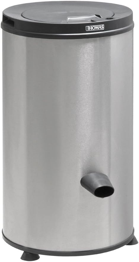 Thomas 776203 Centri 776 SEK essoreuse linge - capacité 4,5 kg pose libre - acier inoxydable blanc - poids 11 kg pour réduction rapide humidité après lavage