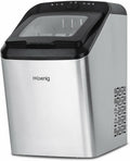 H Koenig KBP40 machine à glaçons - production 15 kg en 24 h réservoir 2,8 L - 2 tailles glaçons cycle rapide 6 min - acier inoxydable automatique 145 W