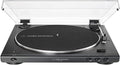 Audio-Technica AT-LP60XBT-BK - Platine vinyle Bluetooth automatique à courroie - Lecture jusqu'à 45 tours minute - Modèle noir compatible casque haut-parleur smartphone