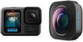 GoPro HERO13 avec Ultra Wide Lens Mod - Caméra action 5,3K avec HyperSmooth - Rafale ralenti et format image 1 pour 1 - Micro SD USB pour vidéo sport grand angle