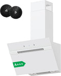 FIREGAS hotte aspirante inclinée 60 cm - Classe A+++ - Débit 684 m3/h - Commande tactile et gestuelle avec LED blanche