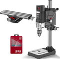 Perceuse à colonne professionnelle - Machine 6 vitesses jusqu'à 2800 tr min - Mandrin 16 mm avec 13 forets inclus - Pour perçage métal bois plastique sous 220 V