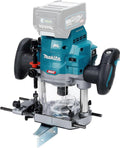 Makita RP001GZ Défonceuse sans fil 40 V max - Base plongeante et vitesse jusqu à 25000 tr min - Batterie lithium ion compatible - Machine seule sans chargeur ni batterie