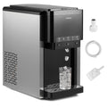 GOPLUS machine à glaçons 3 en 1 - production 20 kg en 24 h et 12 glaçons en 9 min - glace pilée et eau glacée - acier inoxydable avec contrôle tactile pour maison bar