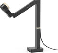 Caméra documents USB 4K 12 MP - Jusqu à 60 ips avec webcam intégrée - Lumière LED et microphone - Pour enseignement à distance présentation et diffusion en direct