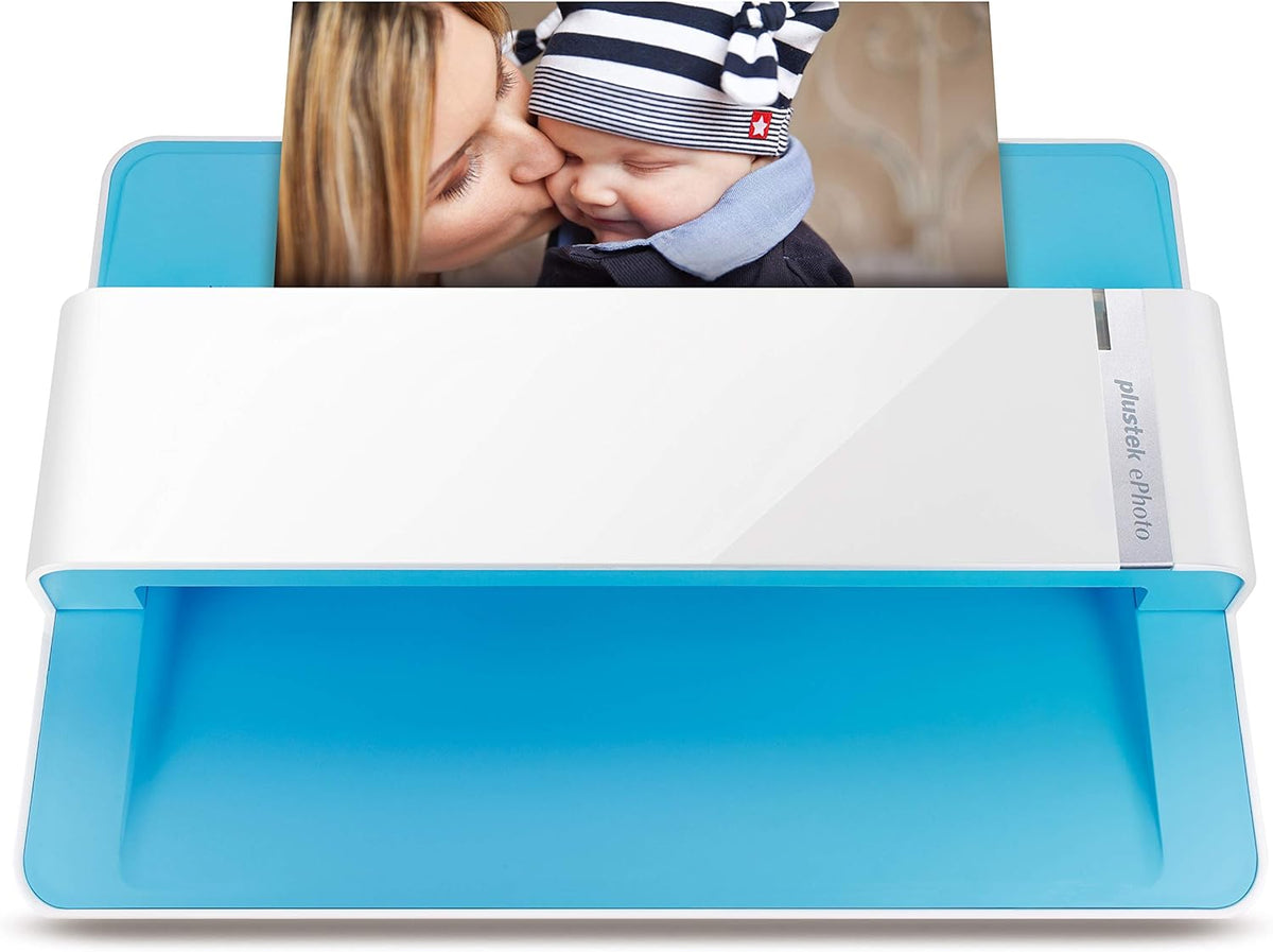Plustek ePhoto Z300 - Scanner photo et documents 600 dpi avec capteur CCD - Numérisation photo 10 x 15 cm en 2 secondes - Alignement et découpe automatiques USB Mac PC