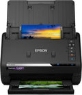 Epson FastFoto FF 680W scanner photos documents - Résolution 600 dpi et chargeur automatique 30 feuilles - 30 photos en 30 secondes - WiFi USB 3.0 restauration couleurs cloud