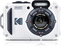 KODAK Pixpro WPZ2 appareil photo compact 16 MP - Étanche jusqu à 15 m et antichoc - Zoom optique 4x vidéo 720p - Écran LCD 2,7 pouces batterie Li ion blanc