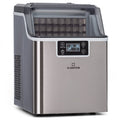 Klarstein Chios machine à glaçons - réservoir 3,2 L production jusqu à 20 kg - petits et grands glaçons avec auto nettoyage - puissance 205 W pour maison et cuisine