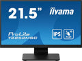 iiyama ProLite T2252MSC B2 écran tactile 21,5 pouces - Full HD 1920 x 1080 LCD - 75 Hz réponse 5 ms contraste 1000 à 1 - moniteur tactile noir format 16:9
