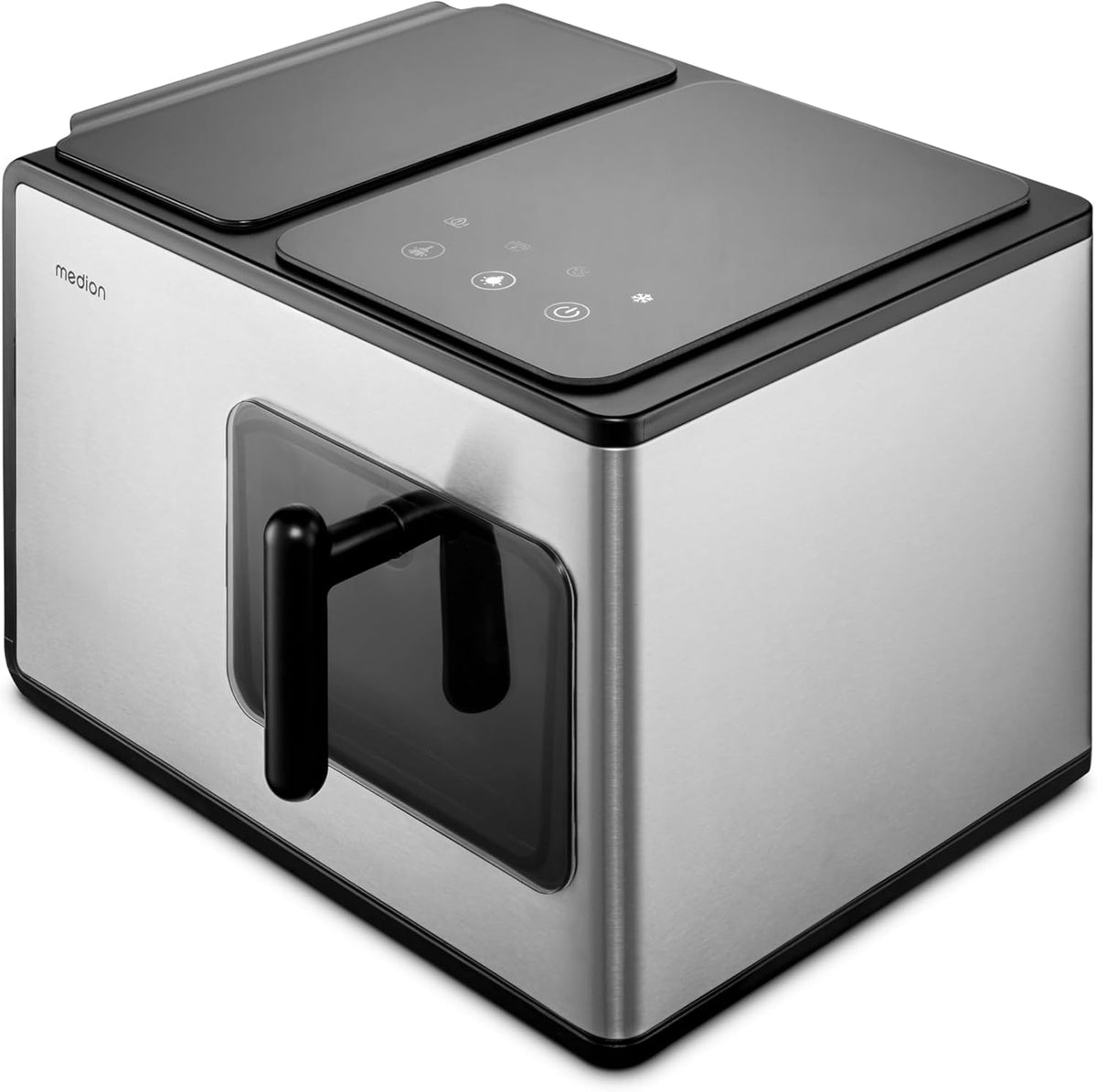 MEDION MD 11960 Machine à glaçons Nugget - Production jusqu à 15 kg de glace - Réservoir 2 L avec cycle environ 5 min - Panier amovible et fonction autonettoyante