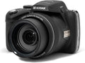 KODAK Pixpro AZ528 appareil photo bridge 16 MP - Zoom optique 52x avec stabilisation optique - Vidéo Full HD 1080p écran LCD 3 pouces - Batterie Li ion boîtier noir