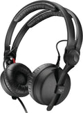 Sennheiser HD 25-1 II Basic Edition - Casque professionnel supra auriculaire filaire 70 ohms - Isolation acoustique et câble droit 1,5 m - Jack 3,5 mm noir pour monitoring et DJ