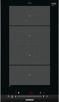 Siemens EX375FXB1E plaque induction 2 feux - Table de cuisson vitrocéramique noire compacte - Minuterie intégrée