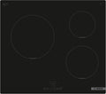Bosch PUC611BB5H plaque induction Série 4 - 3 zones largeur 60 cm - surface vitrocéramique noire commandes tactiles - réglage chaleur pour cuisine encastrée