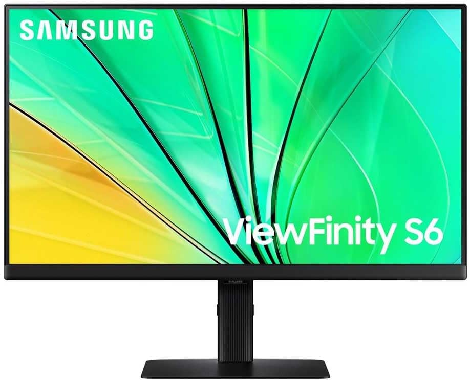 Samsung S60D - Écran PC 24 pouces QHD 2560 x 1440 100 Hz - Dalle LCD mate 5 ms contraste 1000:1 - HDR et technologie sans scintillement pour bureau