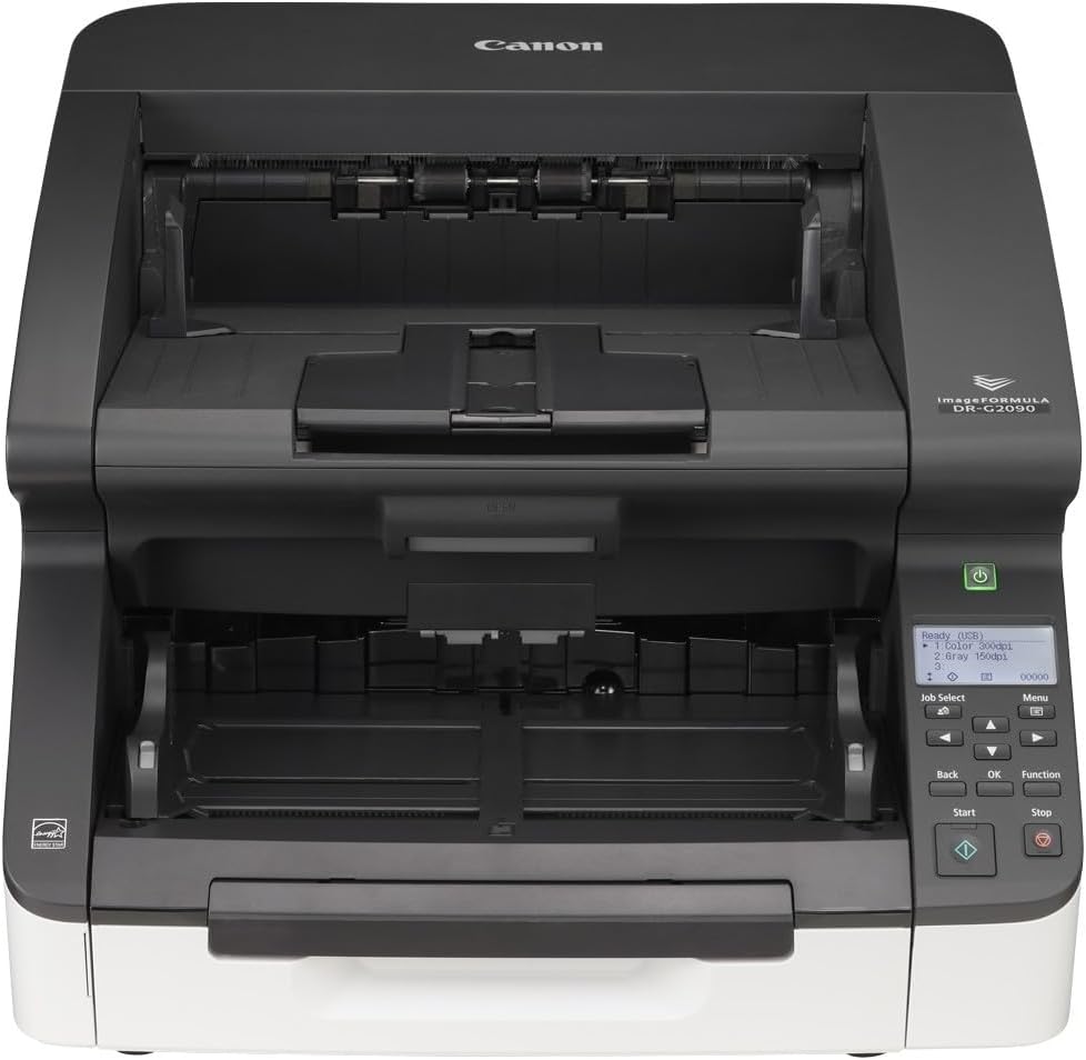 Canon imageFORMULA DR-G2090 scanner documents A3 - résolution 600 x 600 dpi jusqu à 90 ppm et 180 ipm - chargeur 300 feuilles - USB modèle professionnel noir blanc