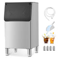 VEVOR bac stockage pour machine à glaçons - capacité 136 kg pour glace - dimensions 58 x 66,8 x 110,5 cm - pieds antidérapants réglables pour restaurant hôtel bar