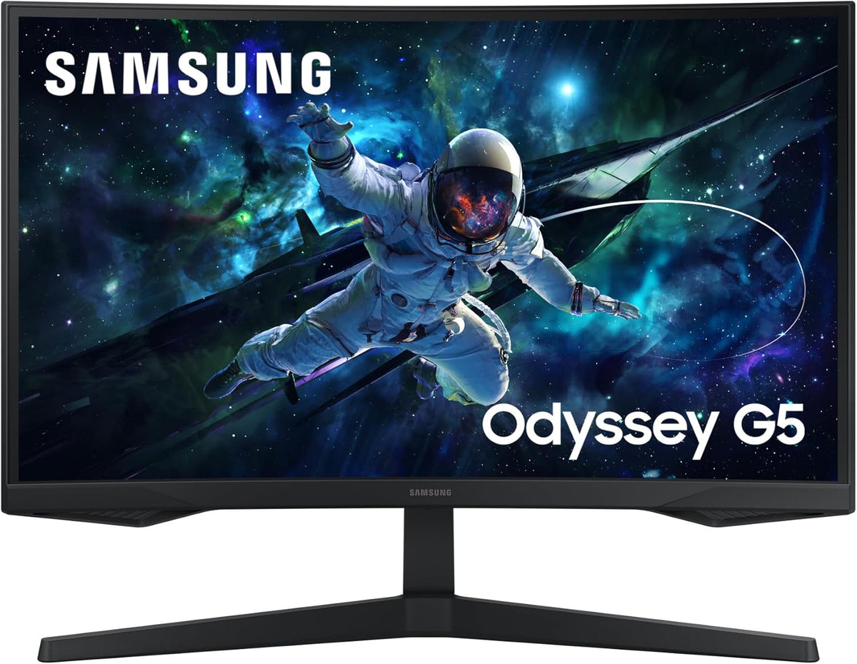 Samsung Odyssey G55C Écran gaming incurvé 27 pouces QHD - Dalle VA 2560 x 1440 courbure 1000R - 165 Hz 1 ms HDR10 AMD FreeSync - HDMI DisplayPort pied ajustable