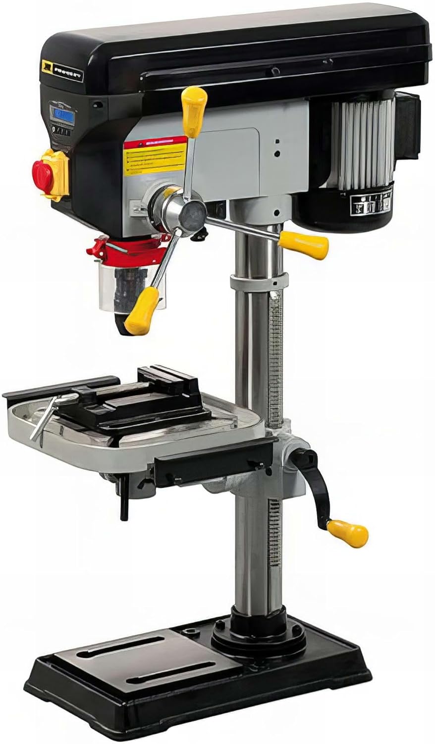 Peugeot ENERGYDRILL 16LBE perceuse à colonne - puissance 550 W structure acier grise - 16 vitesses de 220 à 2840 tr min - mandrin 16 mm hauteur 98 cm pour atelier