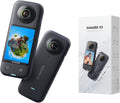 Insta360 X3 Caméra 360 5,7K - Capteur BSI CMOS avec vidéo 4K - Écran tactile 2,29 pouces - Bluetooth avec stockage Micro SD et enregistrement MP4