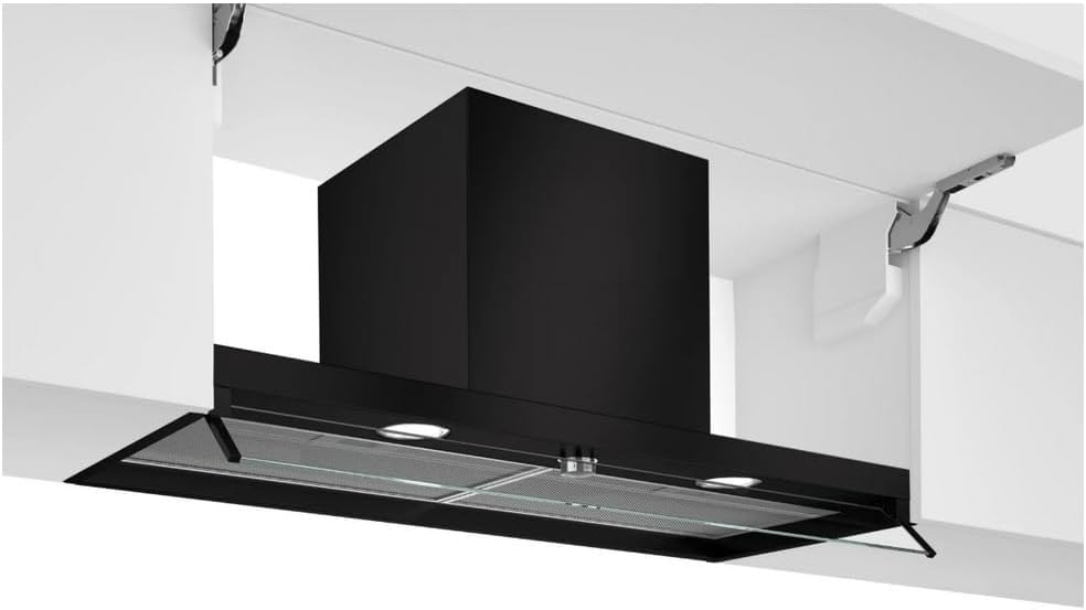 Bosch DBB96AF60 hotte aspirante intégrée Série 4 - 90 cm - 3 vitesses avec éclairage LED noir mat