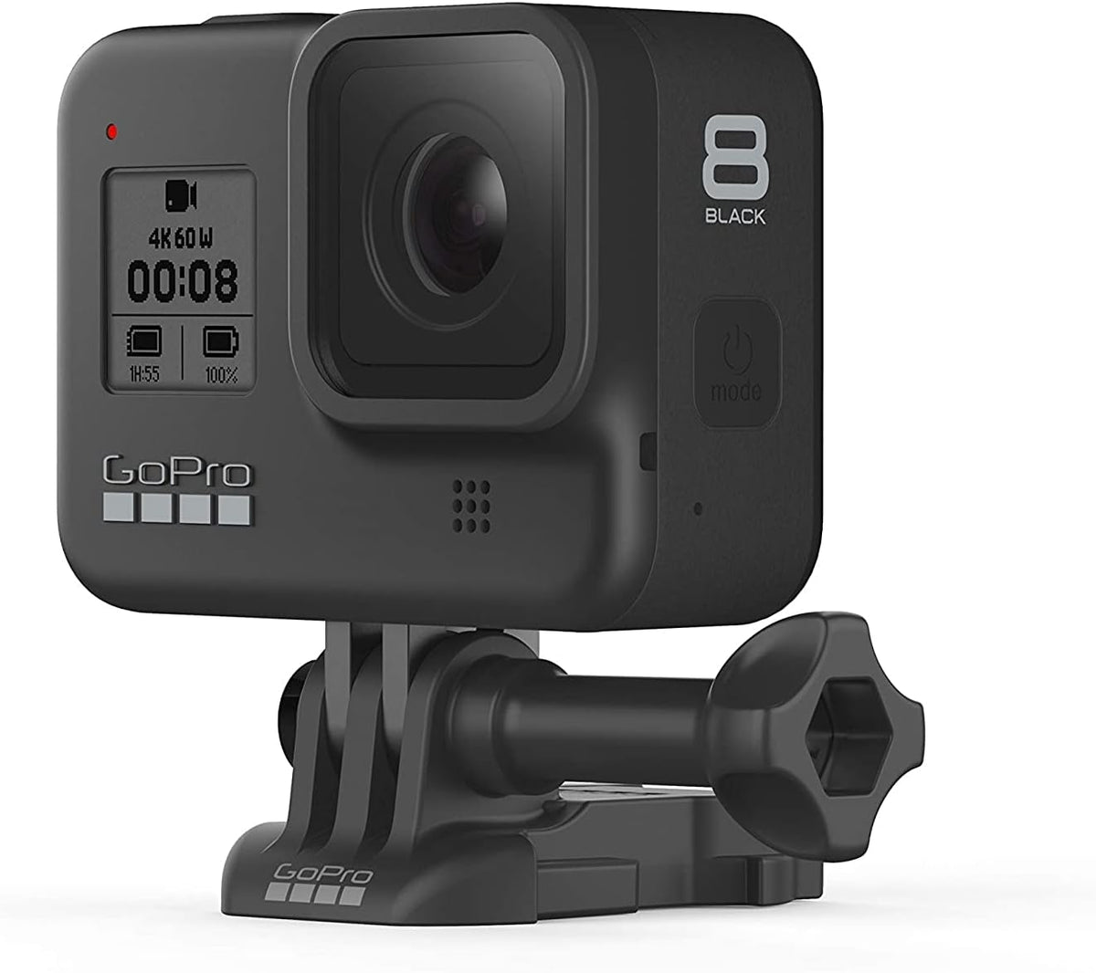 GoPro HERO8 - Caméra action étanche 4K avec photos 12 MP - Écran tactile 1,95 pouces et stabilisation intégrée - Diffusion en direct HDMI Micro SD pour sport et voyage
