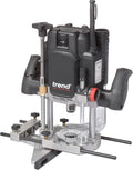 Trend T14EK défonceuse atelier - puissance 2300 W pince 12 mm vitesse variable - plongée 80 mm alimentation 230 V - utilisation manuelle et sur table pour menuiserie